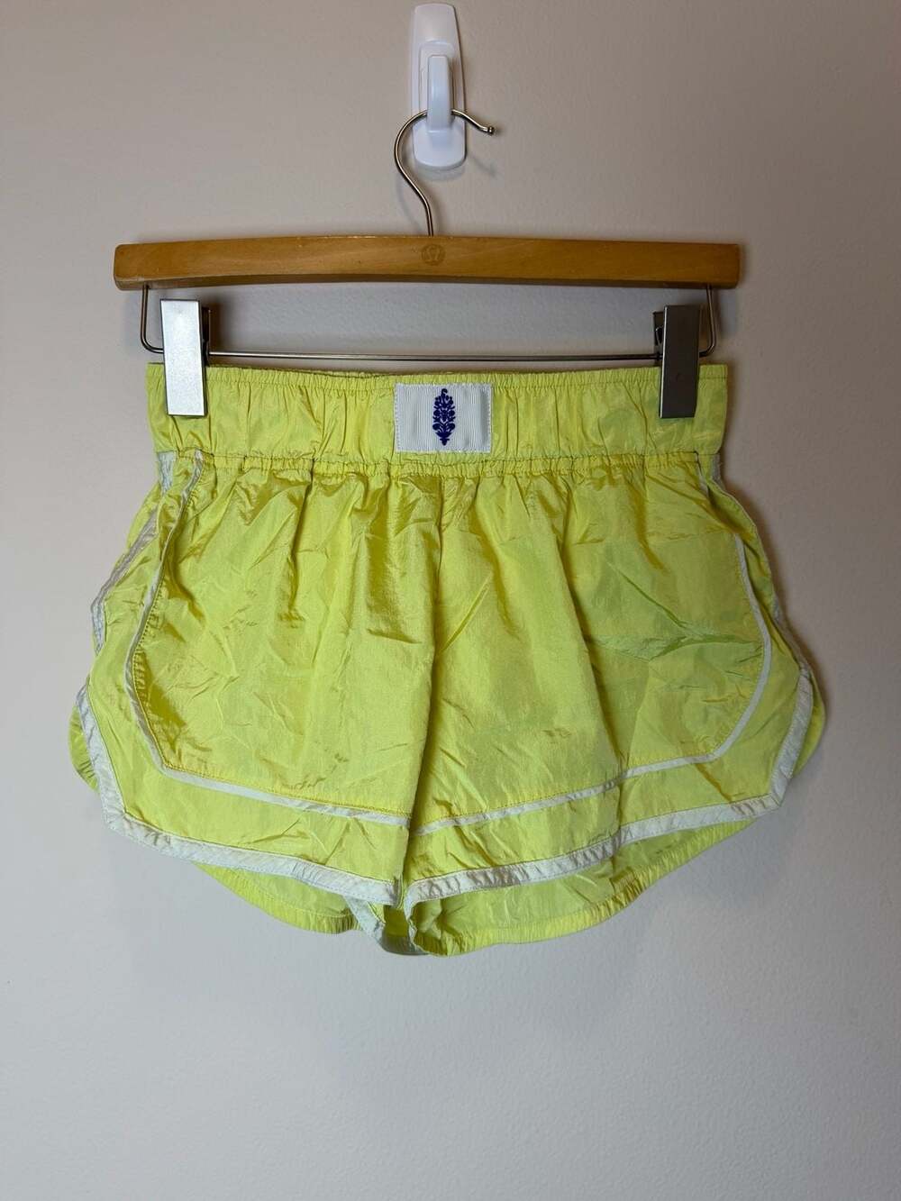 FP Movement The Way Home Shorts Size XS Yellow Athletic Running